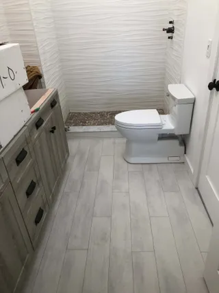 bathroom renovation by Infiniker