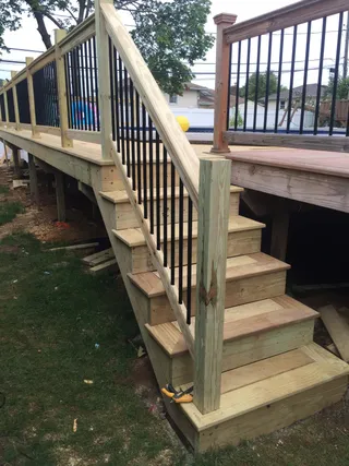 deck renovation by Infiniker
