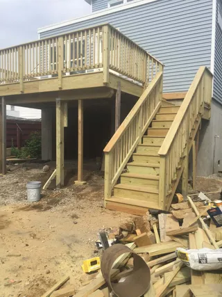 deck renovation by Infiniker