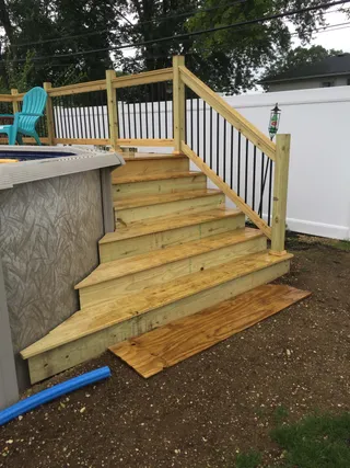 deck renovation by Infiniker