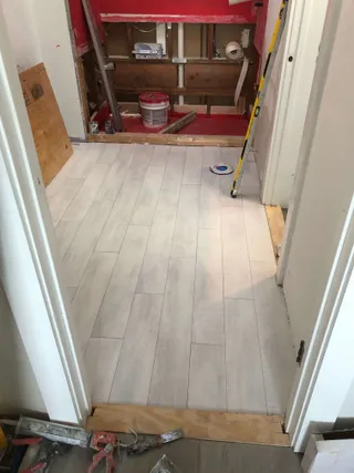 flooring renovation by Infiniker