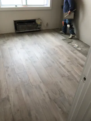 flooring renovation by Infiniker