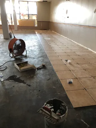 flooring renovation by Infiniker