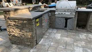 Manorville Outdoor Kitchen & Patio - photo 28